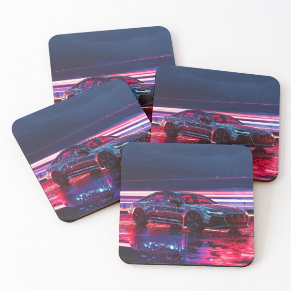 Item preview, RS6 Cool Glitchy Cover Art Poster designed and sold by Trendy Sticker & Merch Collection - Express Yourself.