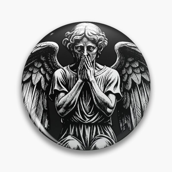 Item preview, B&W Weeping Angel Statue designed and sold by AKD-Design.