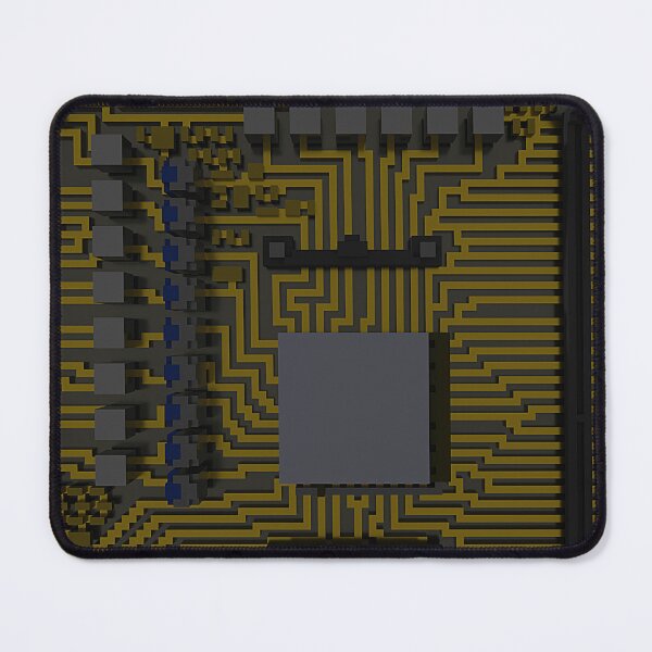 Item preview, Voxel Core Metallic Yellow designed and sold by PotatoVonEpicus.