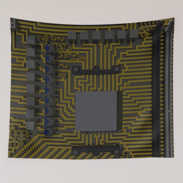 Item preview, Voxel Core Metallic Yellow designed and sold by PotatoVonEpicus.