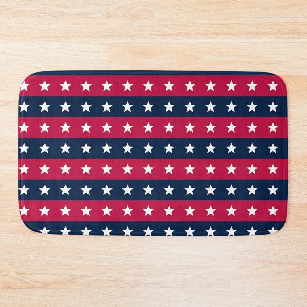 Item preview, Blue Red White Star Stripe Horizontal United States Color Independence Freedom America Pattern designed and sold by PenguinForests.