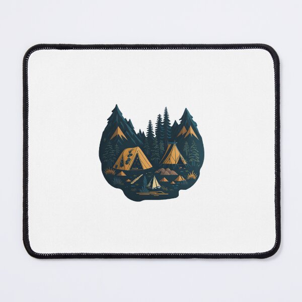 Item preview, Serene Lakeside Campground designed and sold by Daniel Haddad.