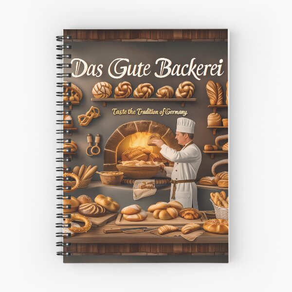 Item preview, Traditional German Bakery Delights Poster - Artisanal Breads and Pretzels - Das Gute Bäckerei Wall Ar designed and sold by David Balzen.