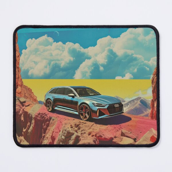 Item preview, RS6 Dreamy Retro Surrealism Collage Art Poster designed and sold by Trendy Sticker & Merch Collection - Express Yourself.