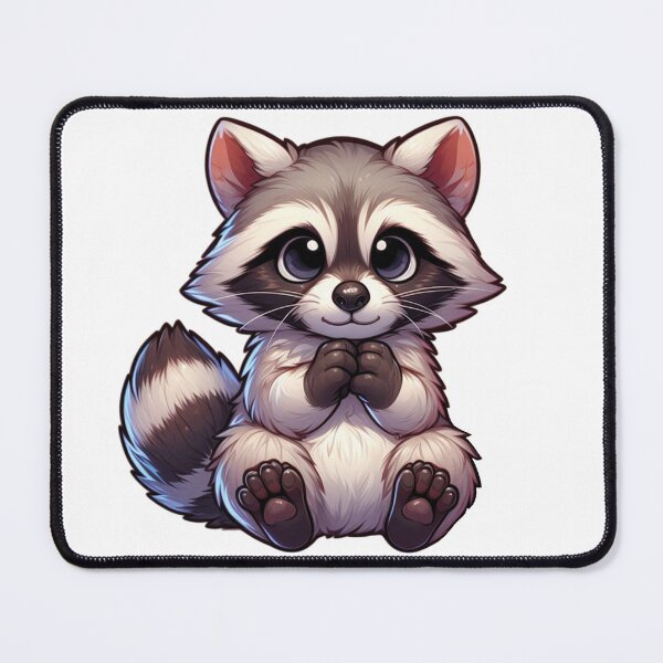 Item preview, Cute cartoon racoon designed and sold by DuskTillDown.