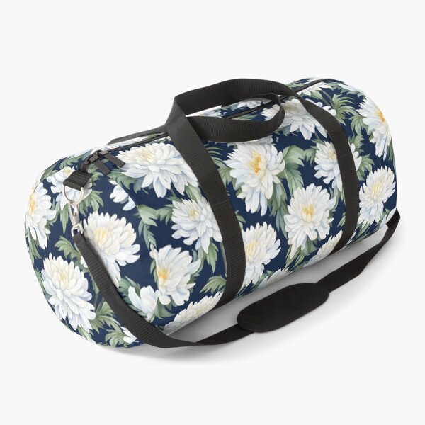 Item preview, white Chrysanthemum flower seamless pattern designed and sold by varinchai.