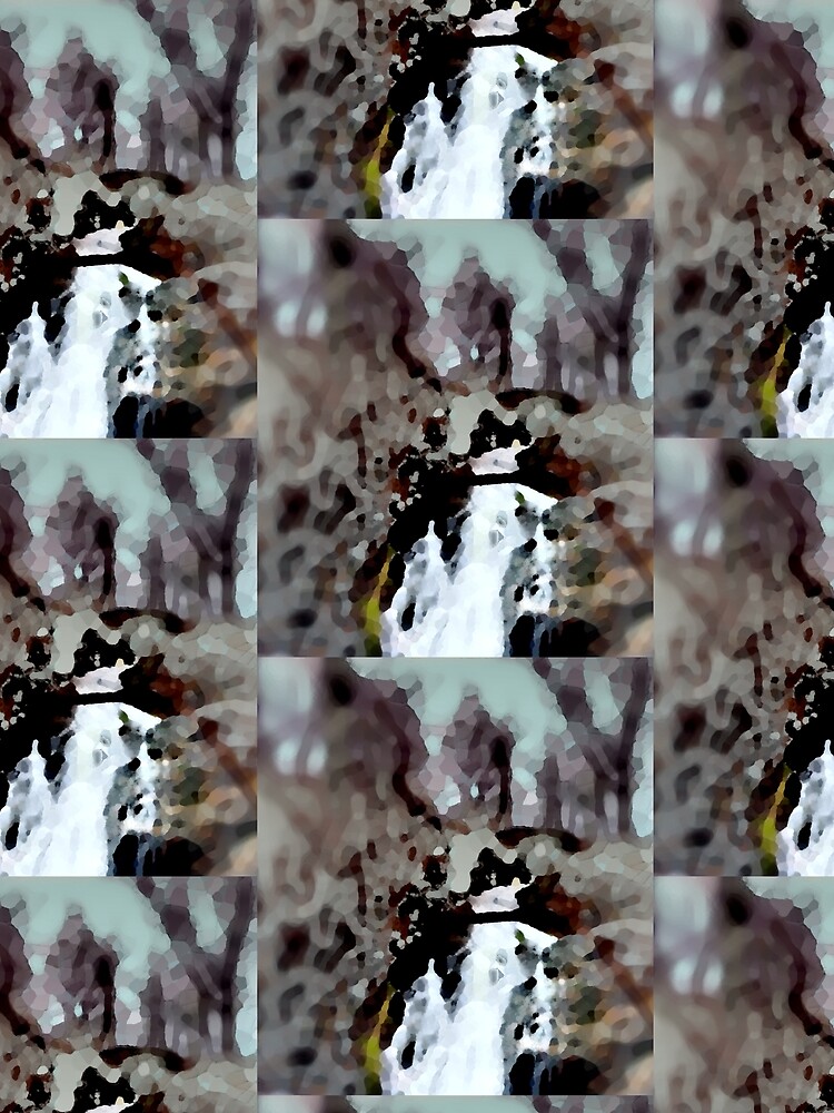 Thumbnail 3 of 3, Scarf, "Abstract Waterfall" designed and sold by ReedS8.