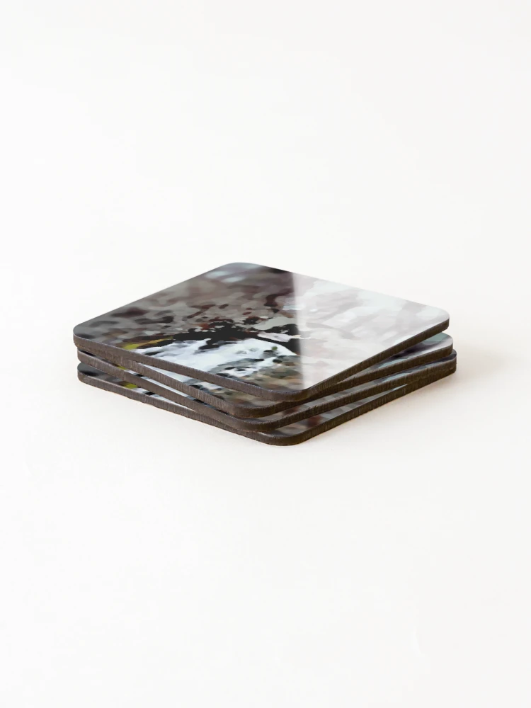 Thumbnail 4 of 5, Coasters (Set of 4), "Abstract Waterfall" designed and sold by ReedS8.