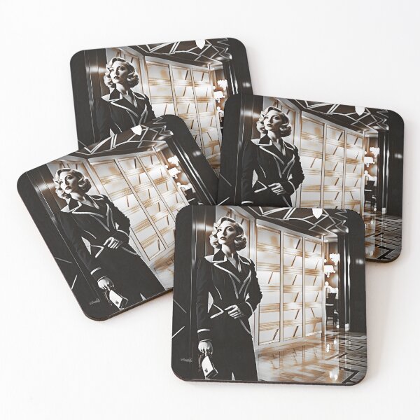 Item preview, 1930 Woman Art Deco Style designed and sold by Cartsandrab.