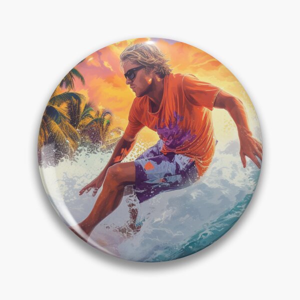 Item preview, Surfer on the wave designed and sold by Revived Design.