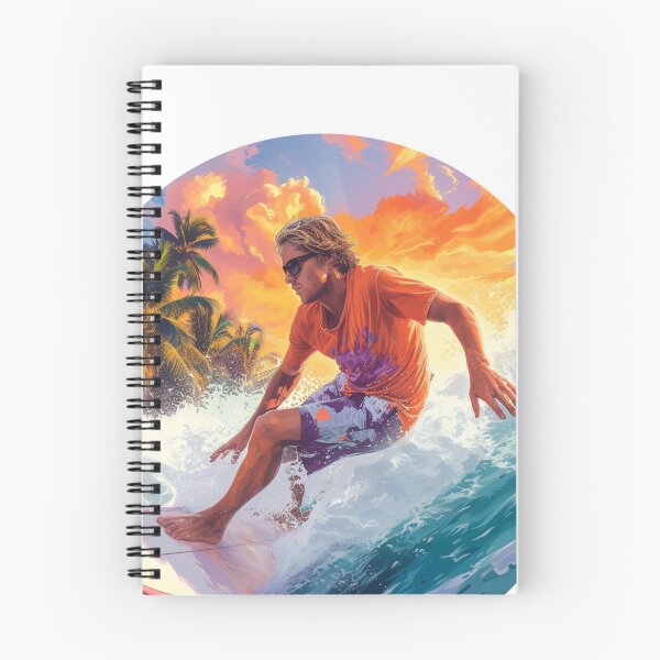 Artikelvorschau, Surfer auf der Welle entworfen und verkauft von Revived Design.