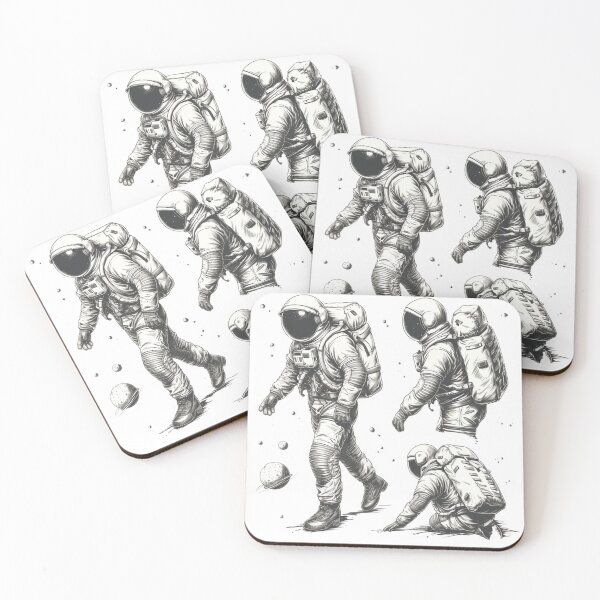 Item preview,  Cosmonauts in space designed and sold by Revived Design.