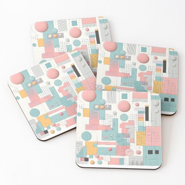 Item preview, Pastel Aesthetic geometric pattern designed and sold by Luxpavo.
