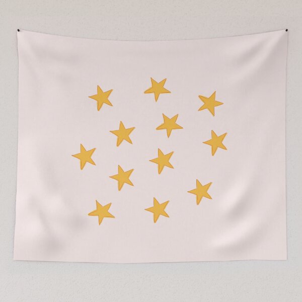 Item preview, Yellow Stars designed and sold by PatternInArt.