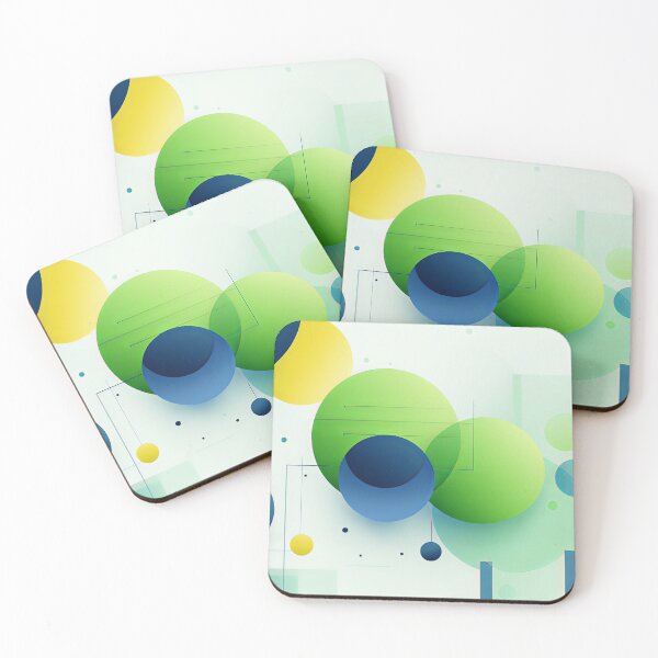 Item preview, Geometric Blue Yellow Background designed and sold by Laurel Myers.