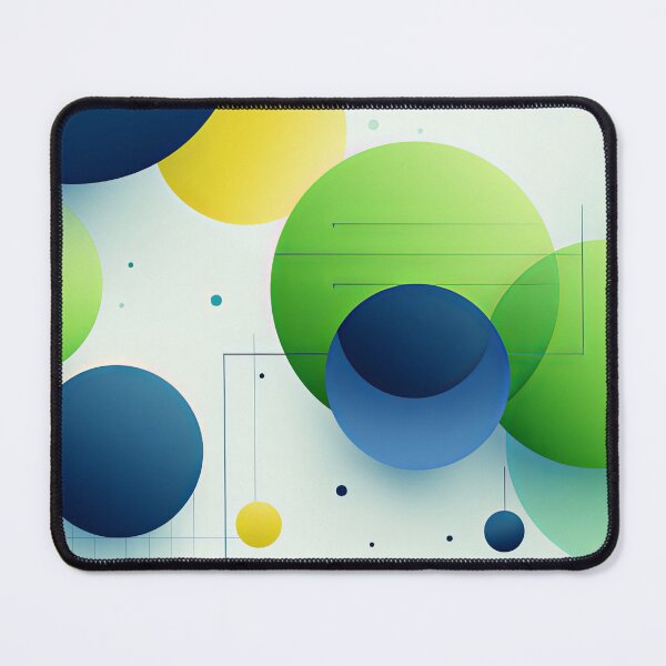 Item preview, Geometric Blue Yellow Background designed and sold by Laurel Myers.