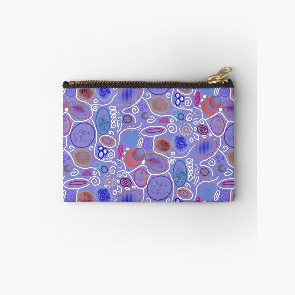 Item preview, Abstract Art -  Circles on Purple  designed and sold by Dorothea Neumann.