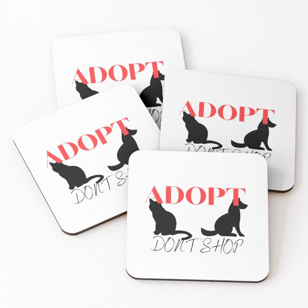 Item preview, Don't shop adopt  designed and sold by MollyPetDesigns.