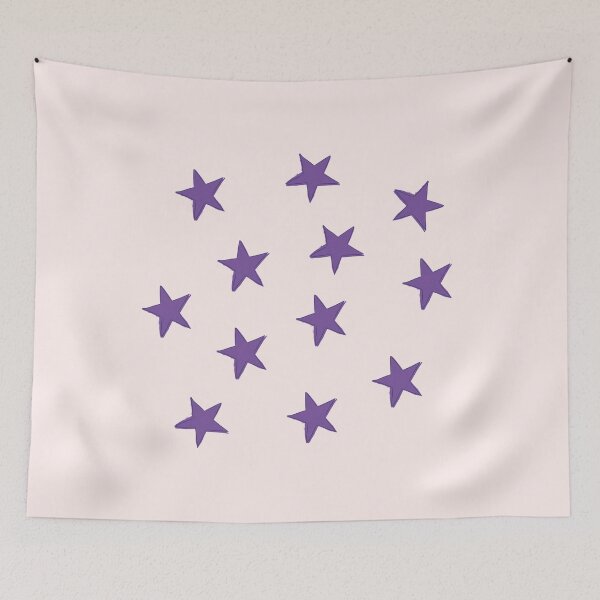 Item preview, Violet Stars designed and sold by PatternInArt.