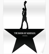 Buch Mormon - ein amerikanisches Musical Poster