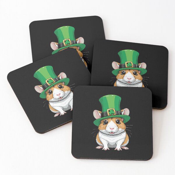 Item preview, Leprechaun's Little Helper: Hamster in Green for St. Patrick's designed and sold by twisted-dot.