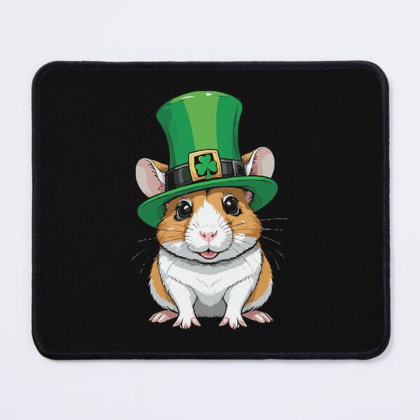 Item preview, Leprechaun's Little Helper: Hamster in Green for St. Patrick's designed and sold by twisted-dot.
