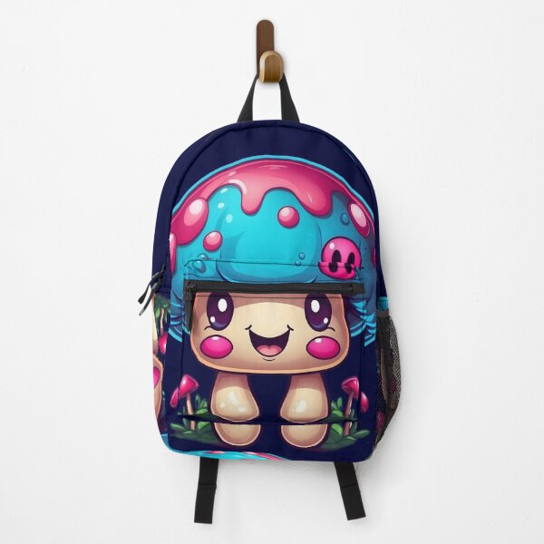 Item preview, Neon Mushroom Smiles - Kawaii Mashup designed and sold by MerchshopNL.