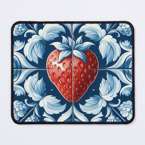 Item preview, Delft Tile With Strawberry No.5 designed and sold by ArtNook777.