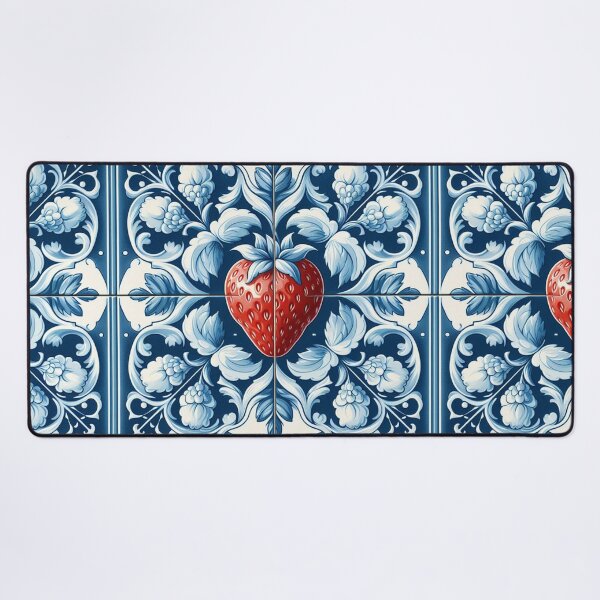 Item preview, Delft Tile With Strawberry No.5 designed and sold by ArtNook777.