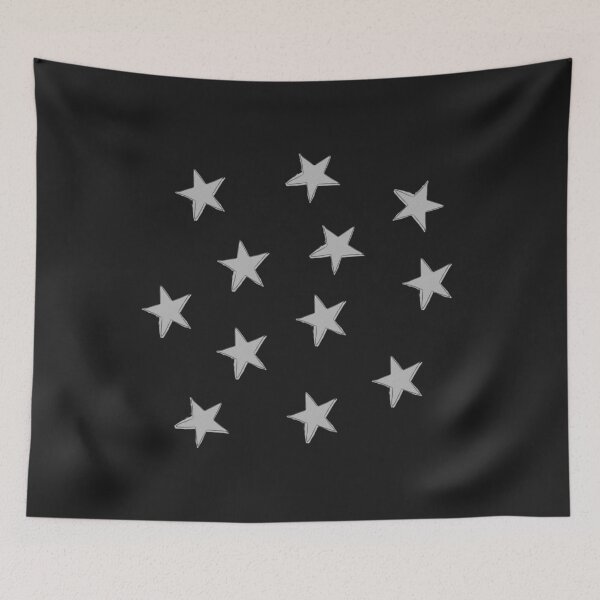 Item preview, Grey Stars designed and sold by PatternInArt.