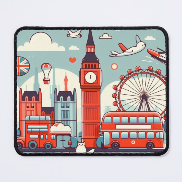 Item preview, Animated Main Attractions London, England, Great Britain, UK. designed and sold by Gaborai.