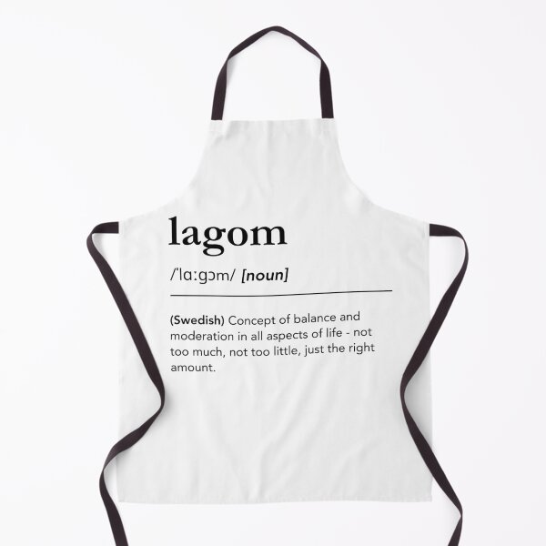 Item preview, Lagom, lagom definition, meaning of lagom, swedish words, scandinavian lifestyle, sweden designed and sold by lagunaklein.