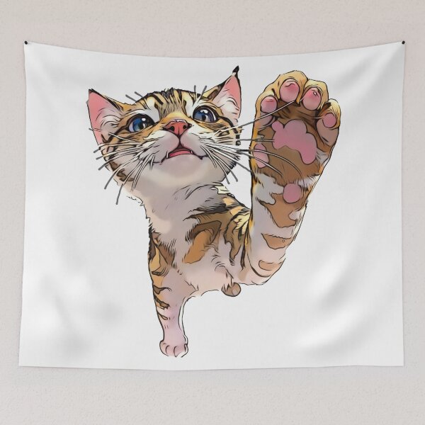 Item preview, Kitten Cat With Cute Paw designed and sold by TuyaArts.