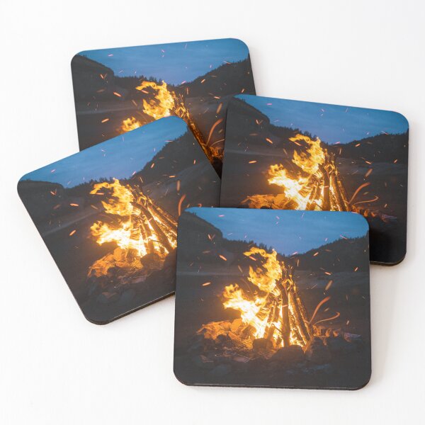 Item preview, Beautiful bonfire on the lake designed and sold by KACHASSA.