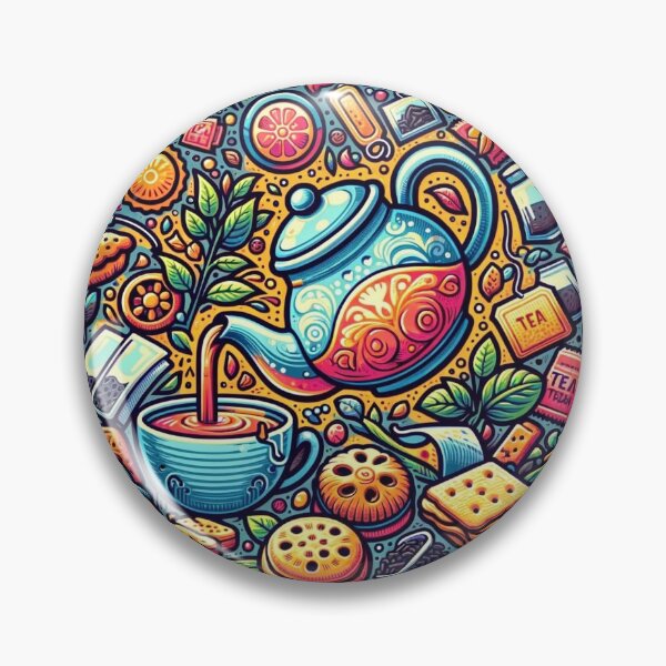 Item preview, British Tea Time Celebration designed and sold by BlueGoldArt.