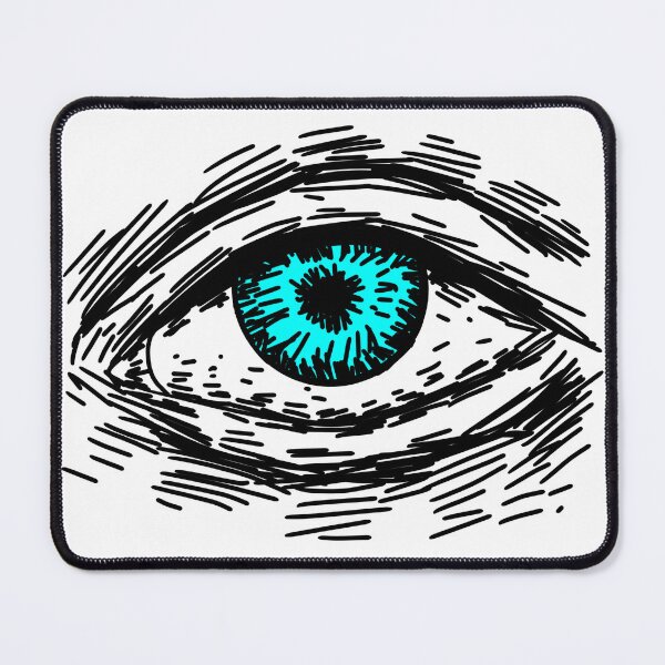 Item preview, (Sticker and Shirt) Cyan eye designed and sold by Ogull.