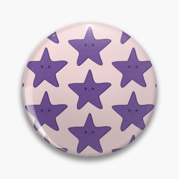 Item preview, Cute Kawaii Violet Star designed and sold by PatternInArt.