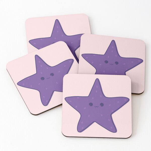 Item preview, Cute Kawaii Violet Star designed and sold by PatternInArt.
