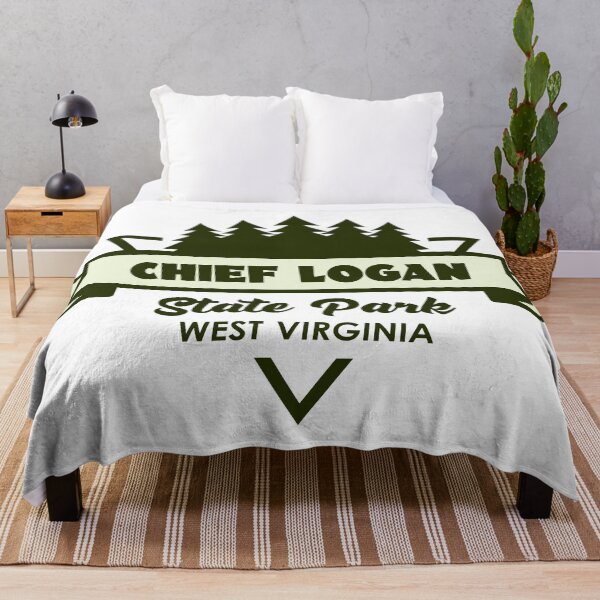 Item preview, Chief Logan State Park West Virginia Trees And Ribbon designed and sold by bivenart.