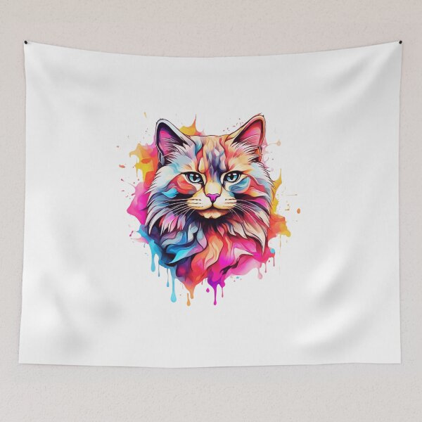 Item preview, Ragdoll Cat Multicoloured. designed and sold by Queeneline.