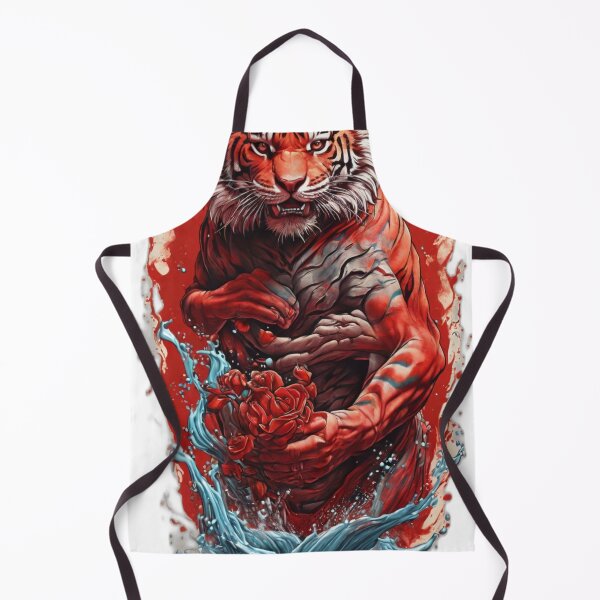Item preview, ild Love Squeeze: Tattoo-Inspired Tiger Affection Tee designed and sold by Newsubh.