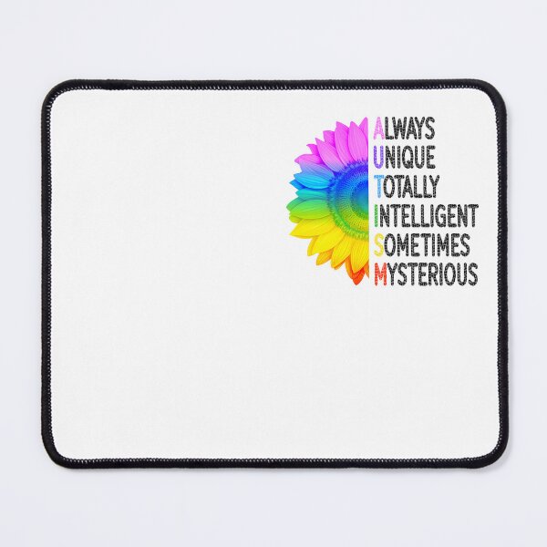Item preview, Autism Definition Rainbow Sunflower Puzzle Letters designed and sold by BelloniArtShop.