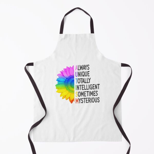 Item preview, Autism Definition Rainbow Sunflower Puzzle Letters designed and sold by BelloniArtShop.