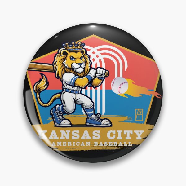 Item preview, USA - American BASEBALL - Kansas - Baseball mascot - Kansas baseball designed and sold by ArtProjectShop.