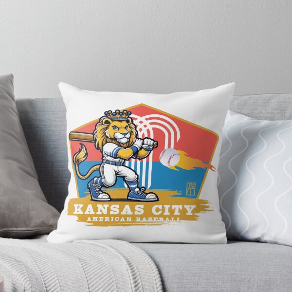 Item preview, USA - American BASEBALL - Kansas - Baseball mascot - Kansas baseball designed and sold by ArtProjectShop.