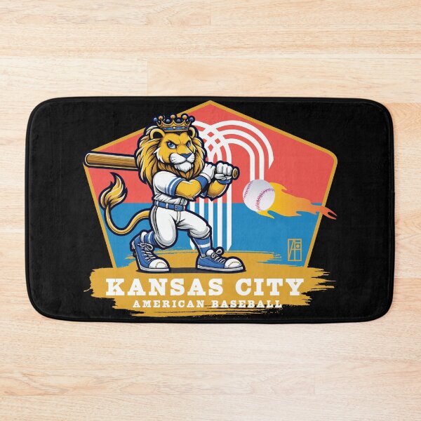 Item preview, USA - American BASEBALL - Kansas - Baseball mascot - Kansas baseball designed and sold by ArtProjectShop.