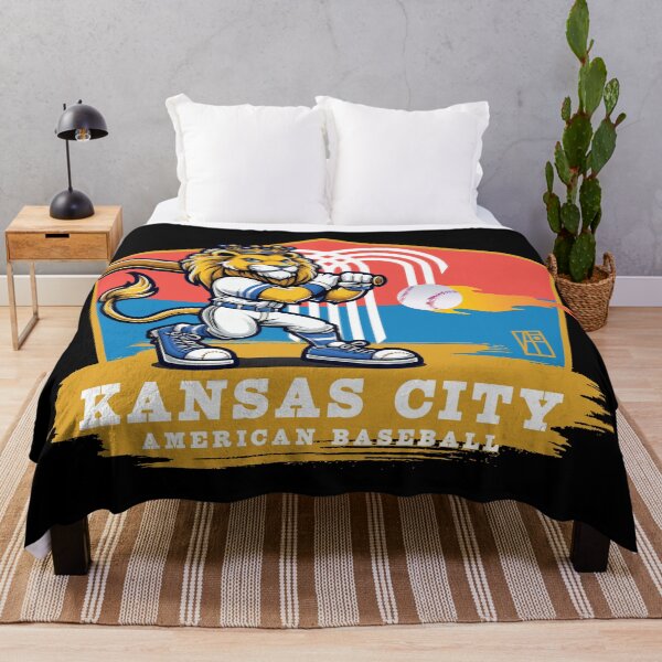 Item preview, USA - American BASEBALL - Kansas - Baseball mascot - Kansas baseball designed and sold by ArtProjectShop.