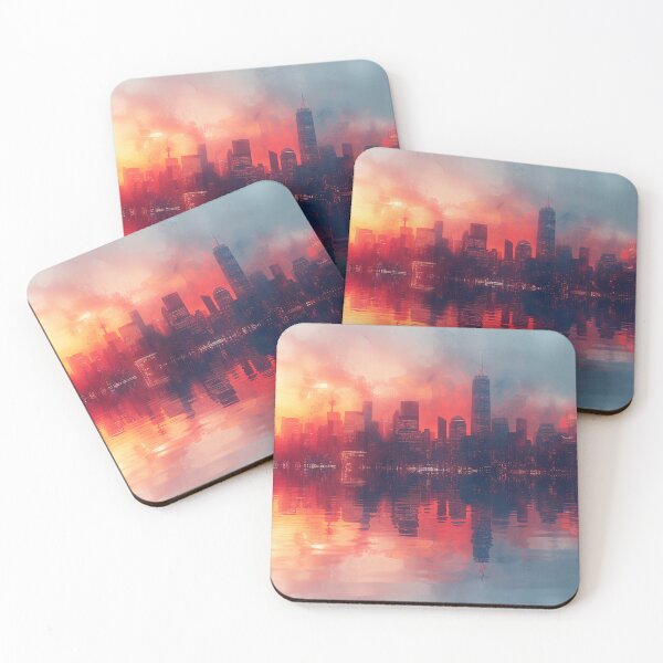 Item preview, Hazy Cityscape designed and sold by lupesparx.