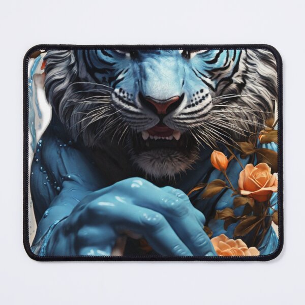 Item preview, Passionate Pounce: Tattoo-Infused Tiger Love Tee designed and sold by Newsubh.