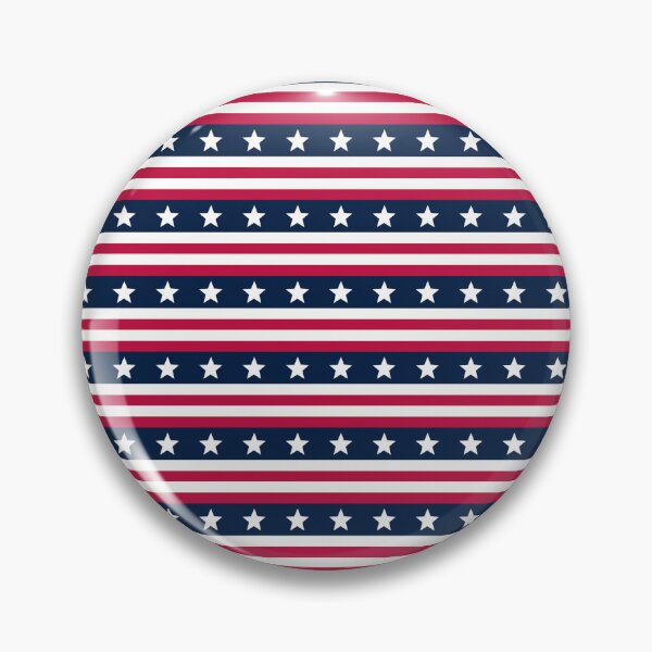 Item preview, Blue Red White Horizontal Stripe Five-pointed Star United States Color Unity Federal Holiday Washington Pattern designed and sold by PenguinForests.